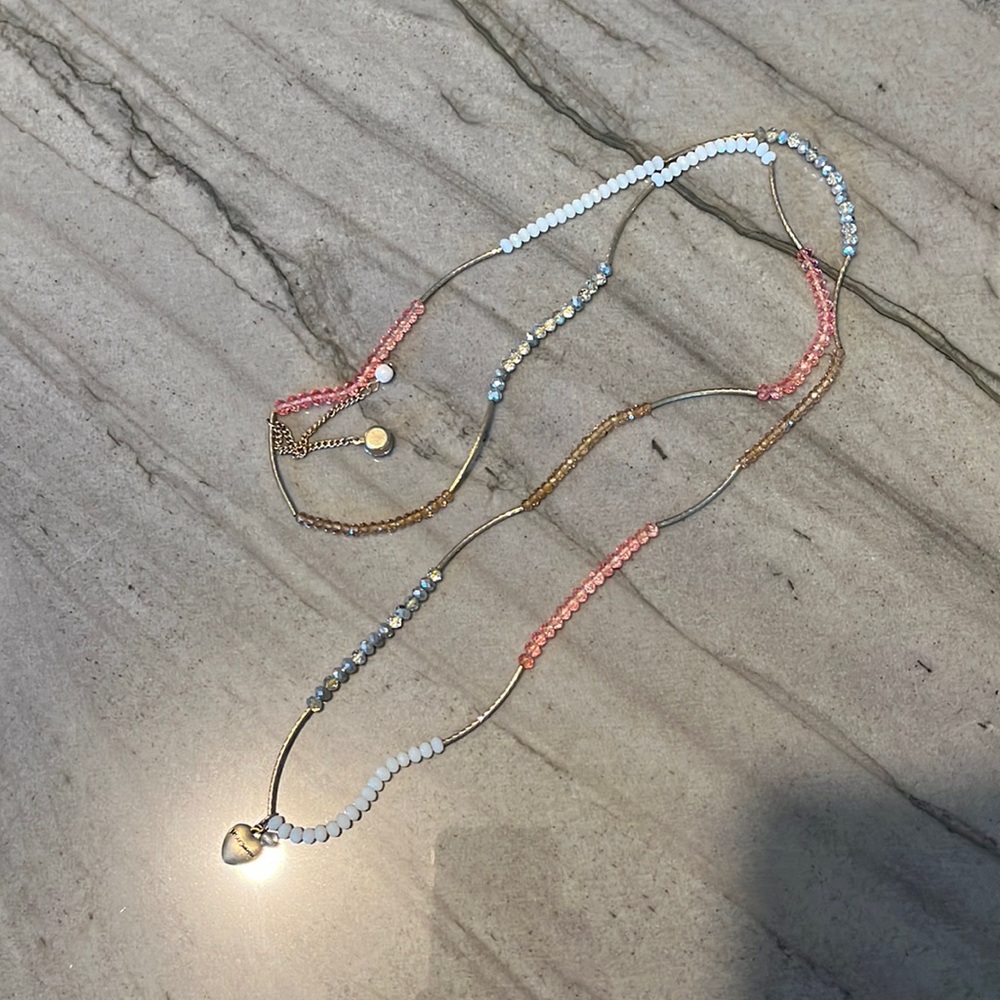 Betsy Johnson long necklace